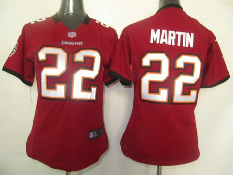 Tampa Bay Buccaneers 22 Martin Red Game Nike nfl Women Jerseyss